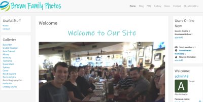 New web site under construction